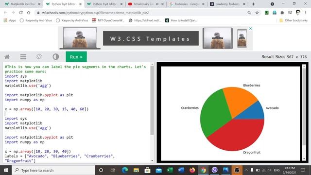 Pie chart with labels смотреть онлайн