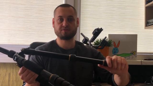 ZOMEI Q666 МОНОПОД ИЗ АЛЮМИНИЯ ДЛЯ КАМЕРЫ // CAMERA TRIPOD MONOPOD смотреть онлайн
