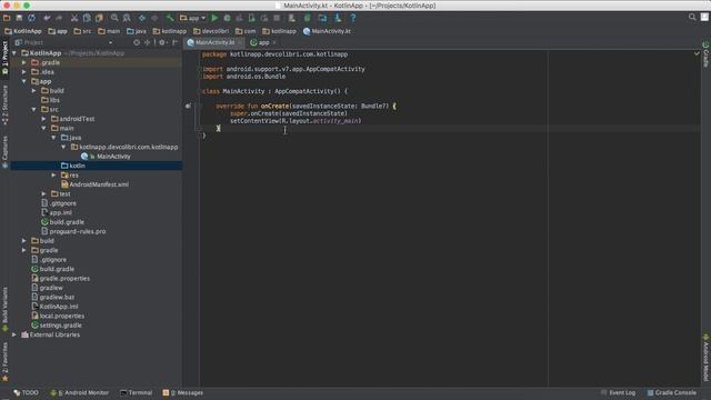 Первое Android приложение на Kotlin смотреть онлайн