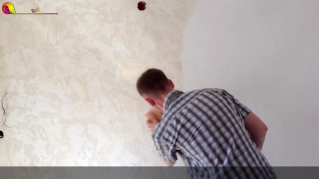 Наносим Воск на Декоративную Штукатурку Travertino (Травертин) смотреть онлайн