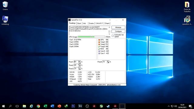 Como Controlar os FANS/COOLER/VENTOINHAS do Seu Computador ou Notebook смотреть онлайн