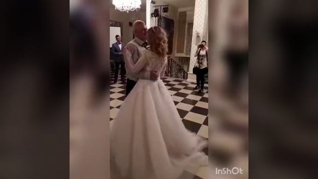 Трогательный танец отца и дочери_до слёз. Подарок невесты для папы. Слова текст для танца с папой. смотреть онлайн