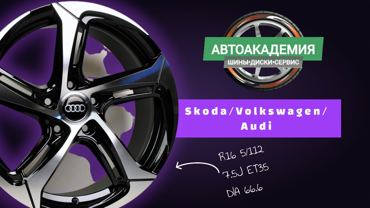 Диски R16 5/112 Skoda/Volkswagen/Audi смотреть онлайн