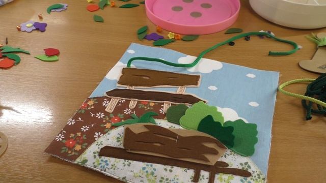 #мастеркласс/Шьем развивающую книжку- Замок для принцессы/Часть 11/Цветник смотреть онлайн