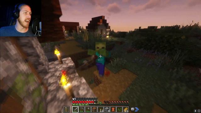 Zombie Apocalypse Modpack! Minecraft - CURSED WALKING смотреть онлайн