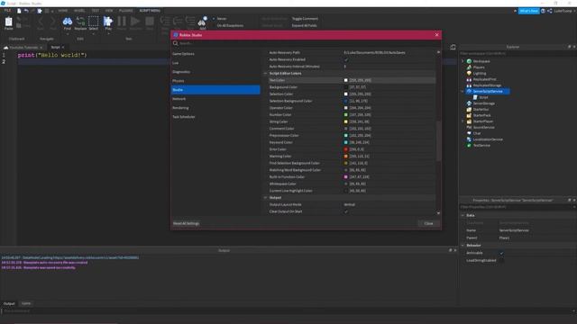 How To Change Colors Of Text In ROBLOX STUDIO { 2020 } смотреть онлайн
