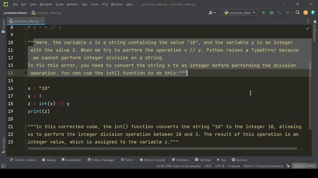 "How to Fix TypeError: Unsupported Operand Types for Division 'str' and 'int'" смотреть онлайн