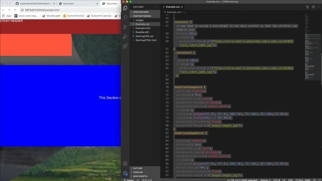 CSS Week 4 Assignment: Positioning смотреть онлайн
