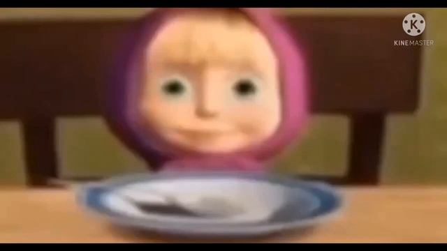 Маша сидит и потом рыгает.