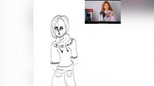 Рисую кристину каспи в свеем новым стилем ?.  / как рисовать  ?