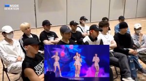 seventeen reacting to Blackpink - Pretty savege Perfoming at the BORN PINK Turne in Seoul