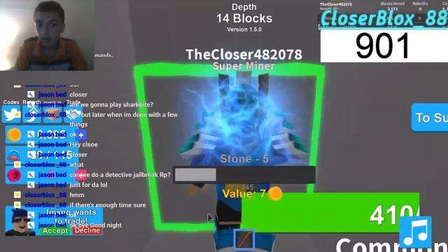 Having fun on Mining Simulator(Climbing the ranks,and unlocked a new pet) смотреть онлайн