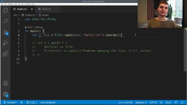 Error Handling in Rust смотреть онлайн