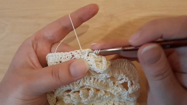 Волшебная, рельефная салфетка крючком 