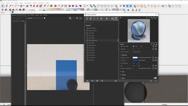 APRENDE A CREAR el material de vidrio MUY REALISTA en Vray 5 para Sketch-Up ??? смотреть онлайн