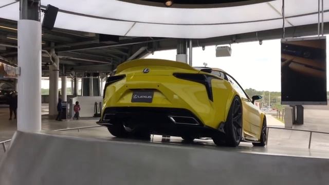 Modified Yellow 2018 Lexus LC 500 • 2017 Rolex 24 • Beyond Markting (4k)