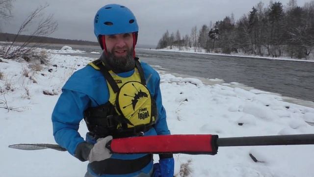 Элемент плавучести (Поплавок) для байдарочного весла. смотреть онлайн