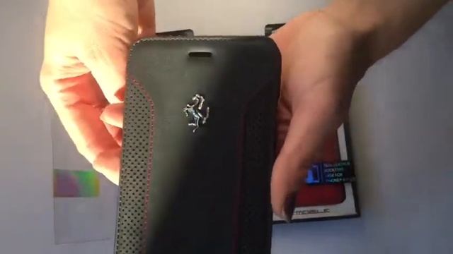 Чехол книжка Ferrari Leather F12 Booktype смотреть онлайн
