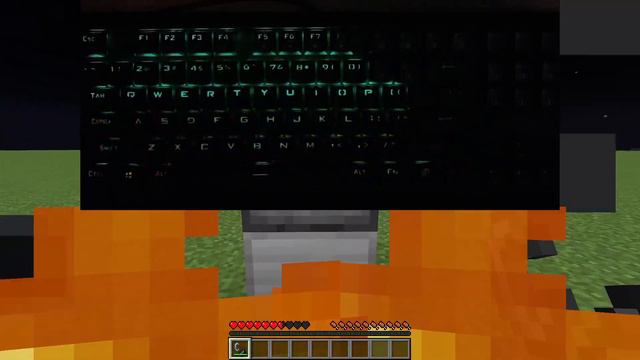 RGB Keyboard Showing Minecraft Health смотреть онлайн