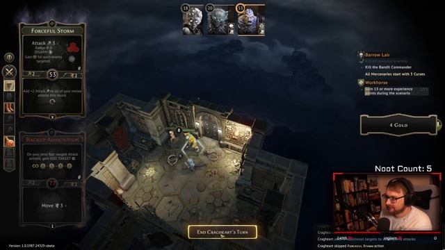 Gloomhaven campaign playthrough - Ep 1 - Black Barrow / Barrow Lair смотреть онлайн