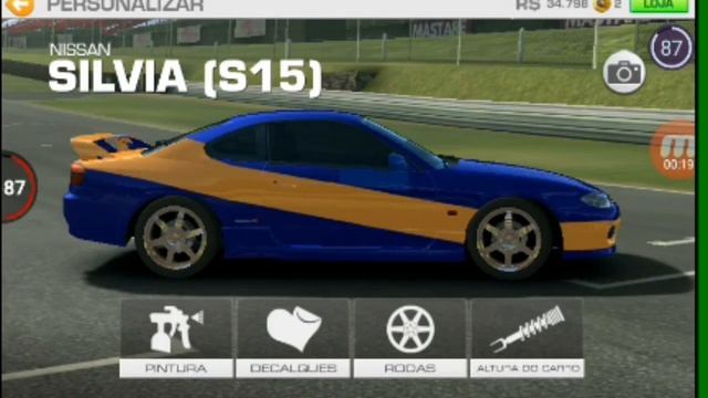 Real Racing 3- Android - Nissan Silvia do V&F Tokyo Drift смотреть онлайн