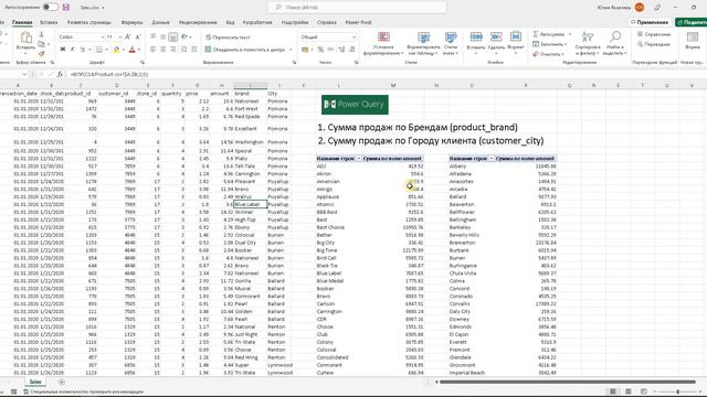 Power Query и Power Pivot на практике смотреть онлайн