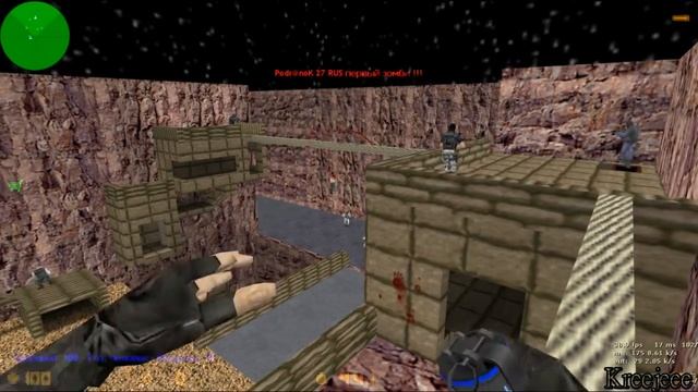 Играем в Counter-Strike 1.6 на зомби сервере #5 смотреть онлайн