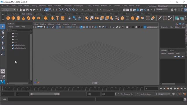 Урок1. Интерфейс Maya. смотреть онлайн