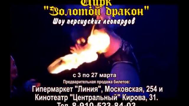 Цирк Золотой дракон Калуга 2016 смотреть онлайн