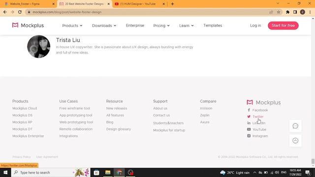 Footer Section | Create professional Website Footer using Figma in Urdu #figma #footer смотреть онлайн