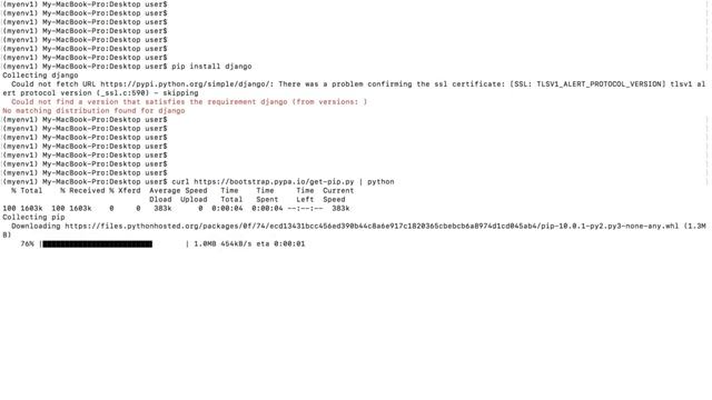 Python pip install error ssl certificate SSL TLSV1_ALERT_PROTOCOL_VERSION смотреть онлайн