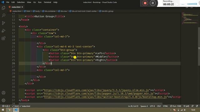 Bootstrap Button Group смотреть онлайн