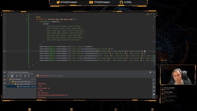 [LiveCoding] Advent of Code 2020 - Day 7 in Kotlin смотреть онлайн
