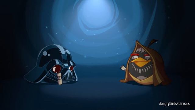 Angry Birds Star Wars Оби Ван Кеноби и Дарт Вейдер (1080p) смотреть онлайн