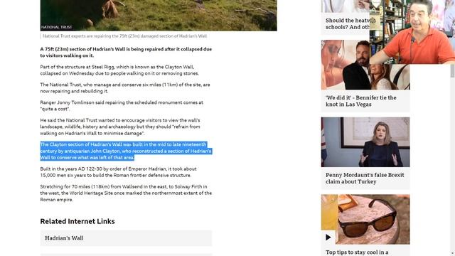 (Fake) "Hadrian's wall" (Clayton's wall) collapses again смотреть онлайн