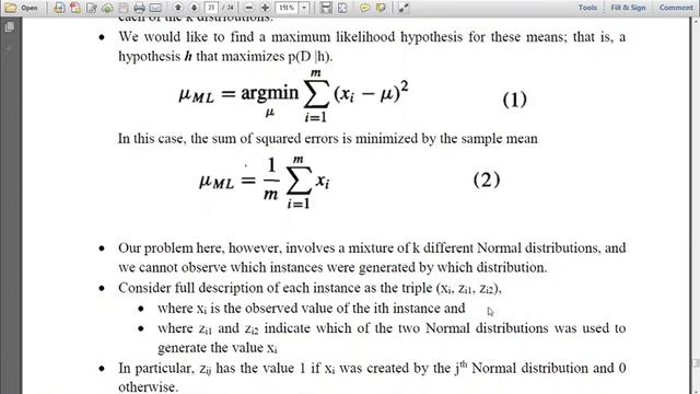 Machine Learning (Module 4) BAYEIAN LEARNING: EM Algorithm смотреть онлайн