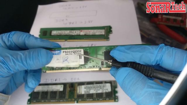 How To Identify And Comparison RAM DDR1 Vs DDR2 Vs DDR3 Vs DDR4 (Hindi) .