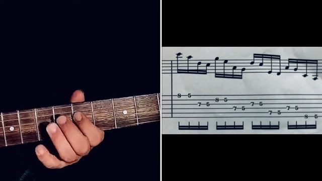Guitar lesson Blues Licks with tablature lesson + tutorial смотреть онлайн