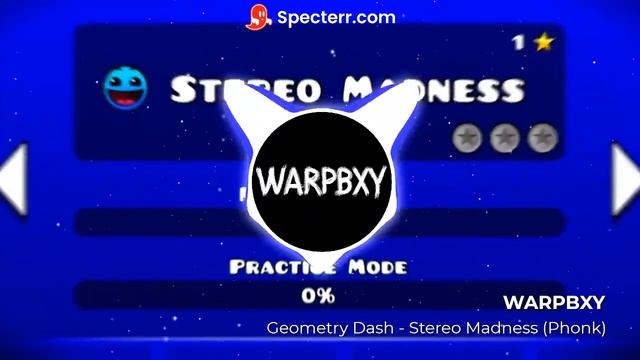 Geometry Dash - Stereo Madness (Phonk By WARPBXY) смотреть онлайн