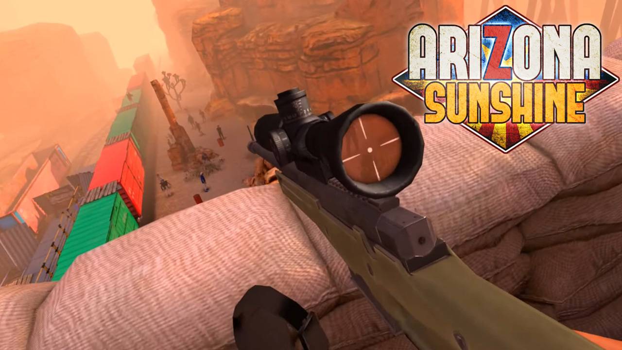 VR Arizona Sunshine Анти Зомби gameplay смотреть онлайн
