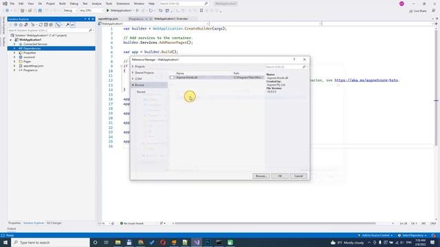 How to add reference in visual studio 2022 | How to add reference in visual studio смотреть онлайн