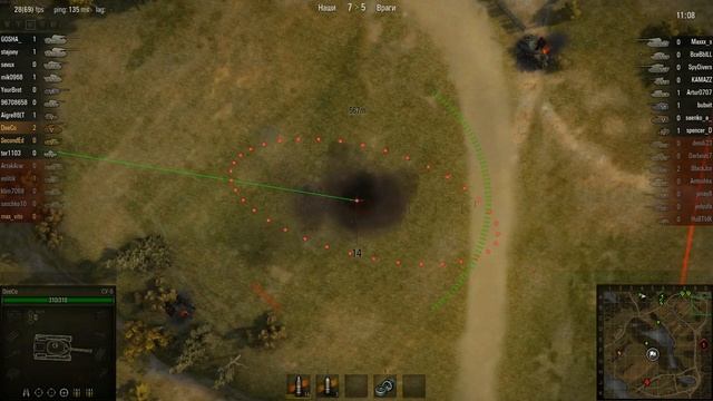 WOT: Малиновка - СУ-8 - 4 фрага смотреть онлайн