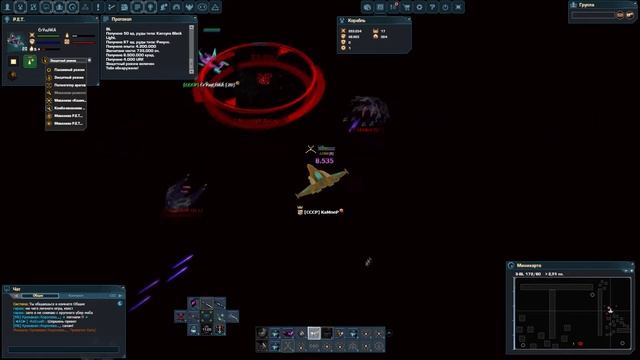 Darkorbit Reloaded Вечный Black Light Показываю как бить нового моба Strokelight Barrage (Рогатка) смотреть онлайн