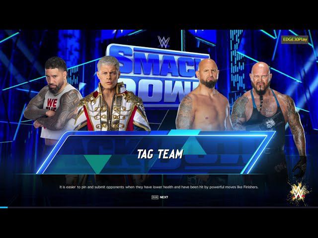 WWE2K24 Cody Rhodes & Jey Uso vs The O.C. смотреть онлайн