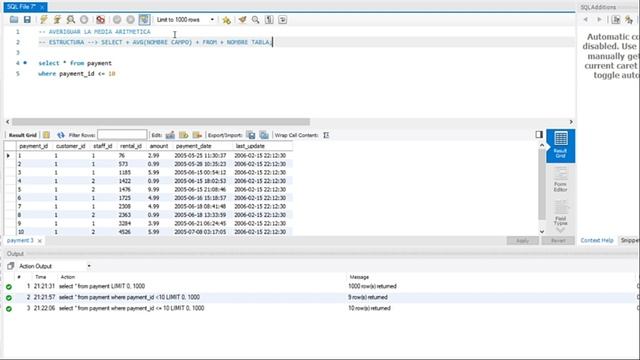 ☑ AVG en MySQL WORKBENCH | AVG en MySQL | Hacer MEDIA ARITMETICA en MySQL | FUNCIÓN AVG ☑ смотреть онлайн