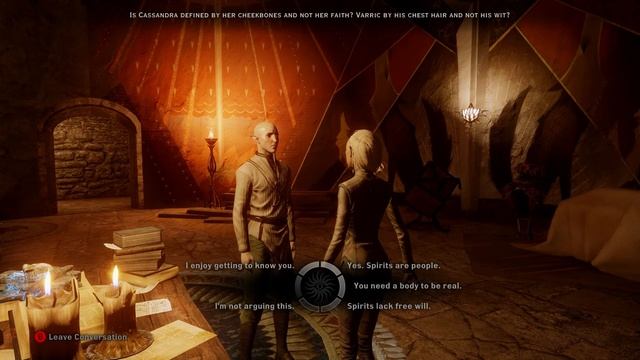 Solas "I Enjoy Getting to Know You" Dialogue [Dragon Age: Inquisition] смотреть онлайн
