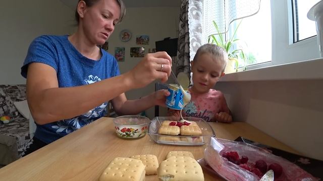 Получилось вкусно. Кулинарим с сыном.