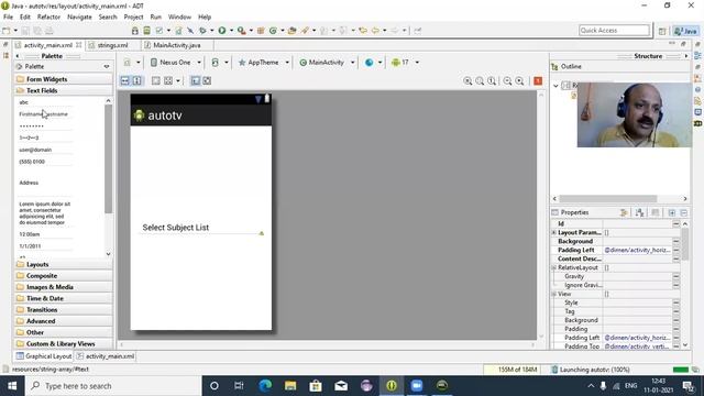 AutoCompleteTextView Control in Android смотреть онлайн