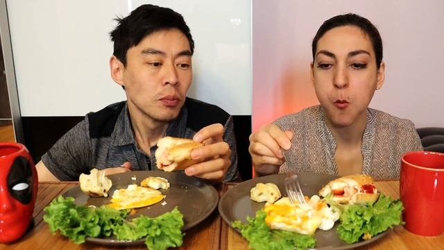 MUKBANG/МУКБАНГ♡ Завтрак/Яичница/Хот доги/Кофе/Цветная капуста---ПОЧЕМУ мы не снимаем влоги? не асм смотреть онлайн