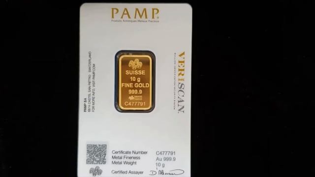 Золотой слиток 10 грамм «Леди Фортуна» Швейцария.Инвестиционное золото Gold Bar PAMP Suisse Editio смотреть онлайн
